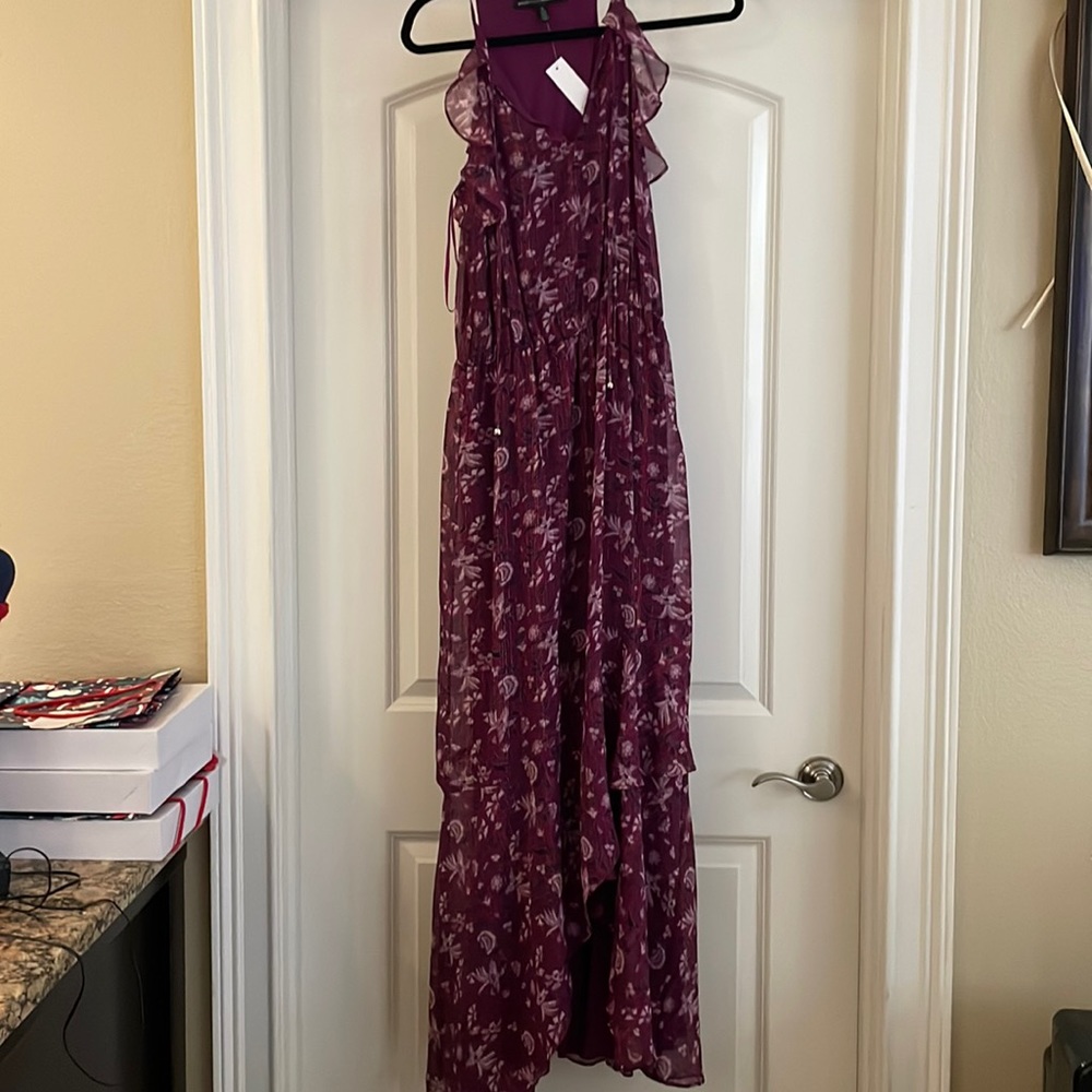 WHBM Max dress, brand new. Purple/pink/gold
